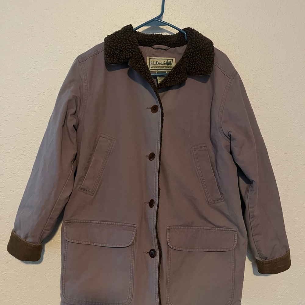L.L. Bean Women's Jacket in Purple and Brown